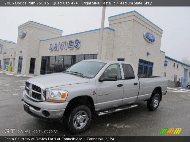 2006 Dodge Ram 2500 ST Quad Cab 4x4 in Bright Silver Metallic