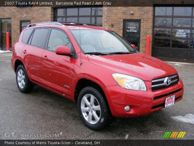 2007 Toyota RAV4 Limited in Barcelona Red Pearl