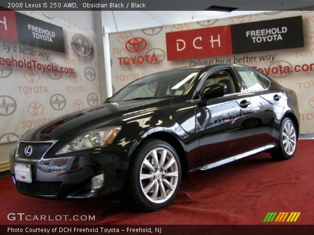 2008 Lexus IS 250 AWD in Obsidian Black
