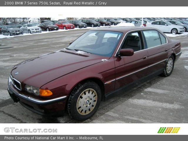 2000 BMW 7 Series 750iL Sedan in Royal Red Metallic