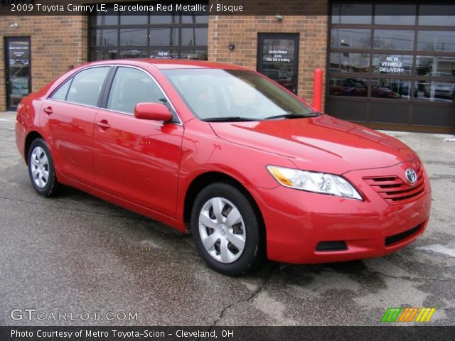 2009 Toyota Camry LE in Barcelona Red Metallic