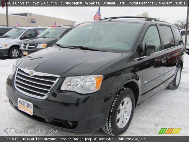 2008 Chrysler Town & Country Touring Signature Series in Brilliant Black Crystal Pearlcoat