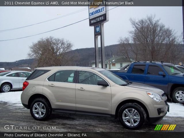 2011 Chevrolet Equinox LS AWD in Gold Mist Metallic