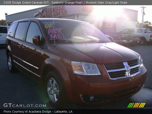 2008 Dodge Grand Caravan SXT in Sunburst Orange Pearl