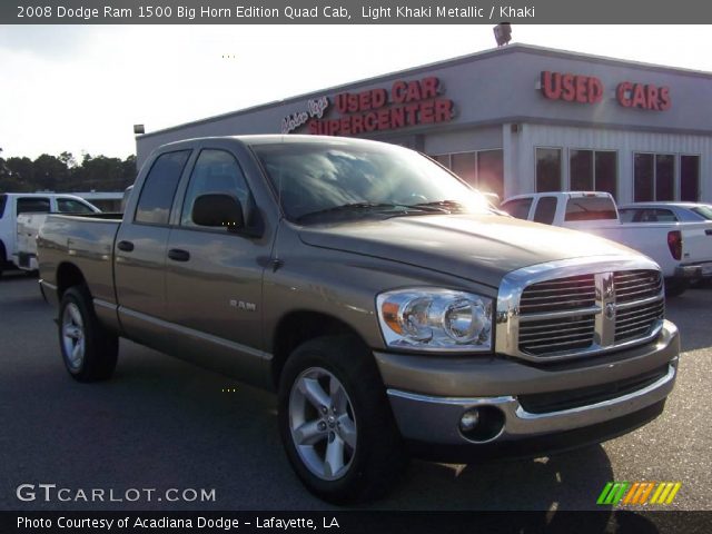 2008 Dodge Ram 1500 Big Horn Edition Quad Cab in Light Khaki Metallic