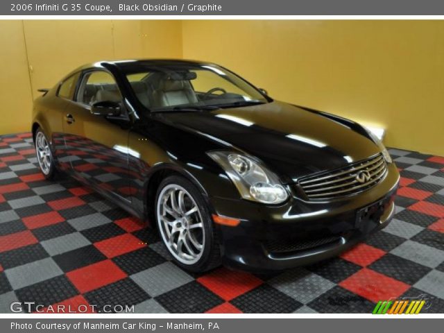 2006 Infiniti G 35 Coupe in Black Obsidian