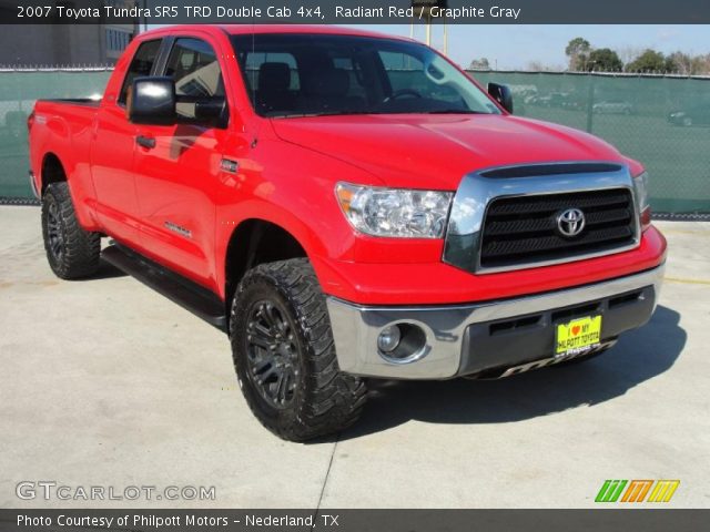 2007 Toyota Tundra SR5 TRD Double Cab 4x4 in Radiant Red