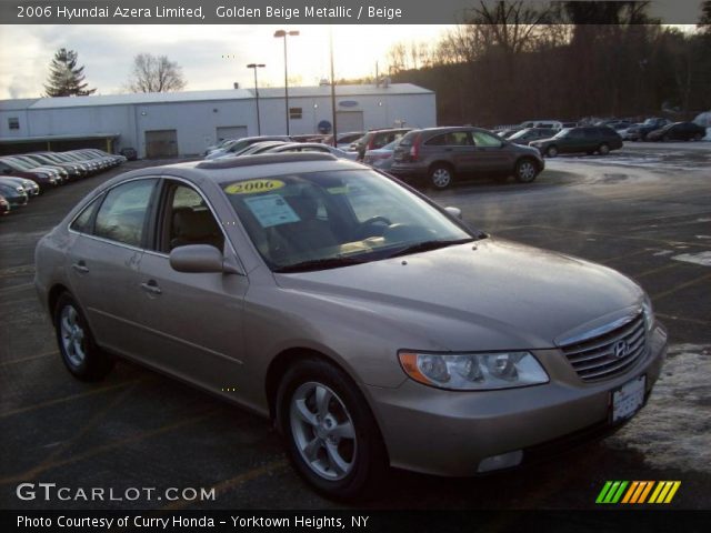 2006 Hyundai Azera Limited in Golden Beige Metallic