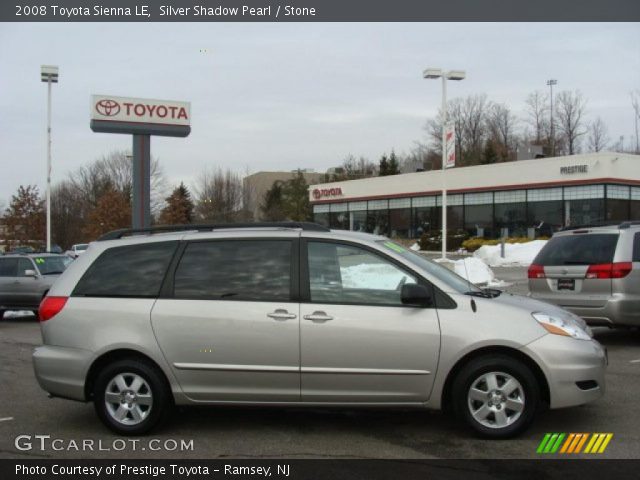 2008 Toyota Sienna LE in Silver Shadow Pearl