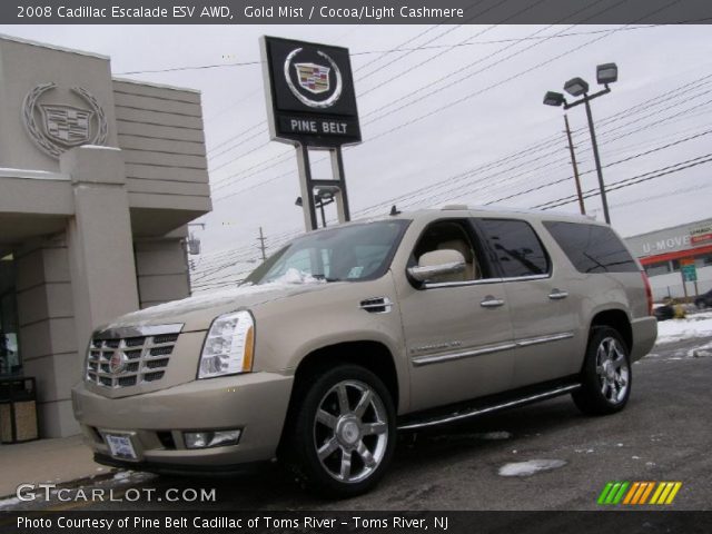 2008 Cadillac Escalade ESV AWD in Gold Mist