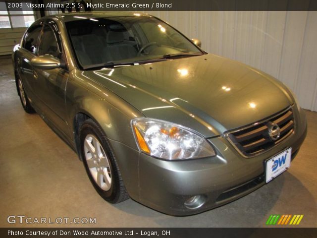 2003 Nissan Altima 2.5 S in Mystic Emerald Green