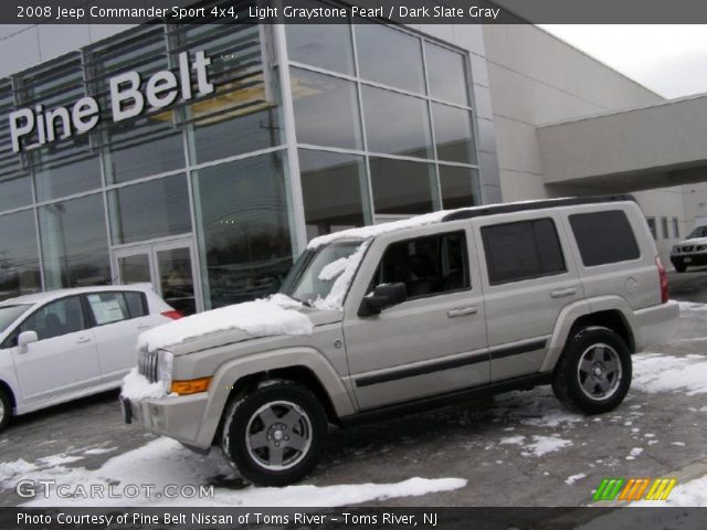 2008 Jeep Commander Sport 4x4 in Light Graystone Pearl