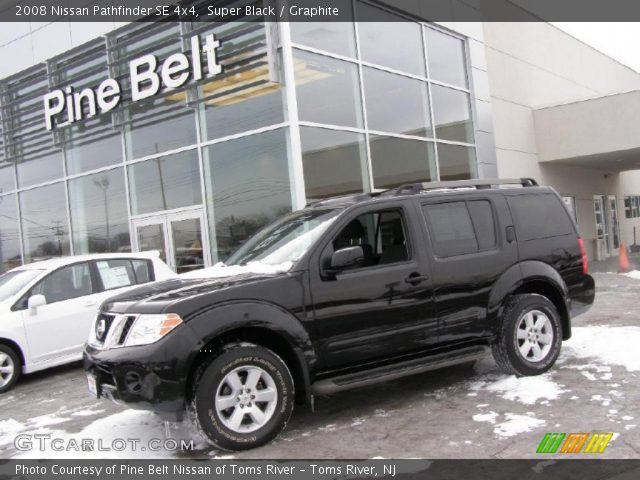 2008 Nissan Pathfinder SE 4x4 in Super Black
