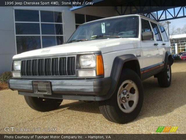 1996 Jeep Cherokee Sport 4WD in Stone White