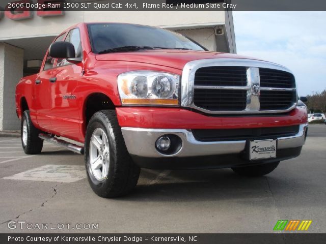 2006 Dodge Ram 1500 SLT Quad Cab 4x4 in Flame Red