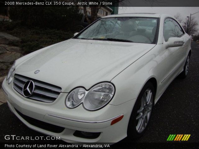 2008 Mercedes-Benz CLK 350 Coupe in Arctic White