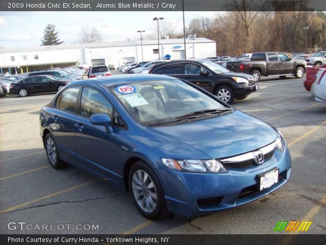 2009 Honda Civic EX Sedan in Atomic Blue Metallic