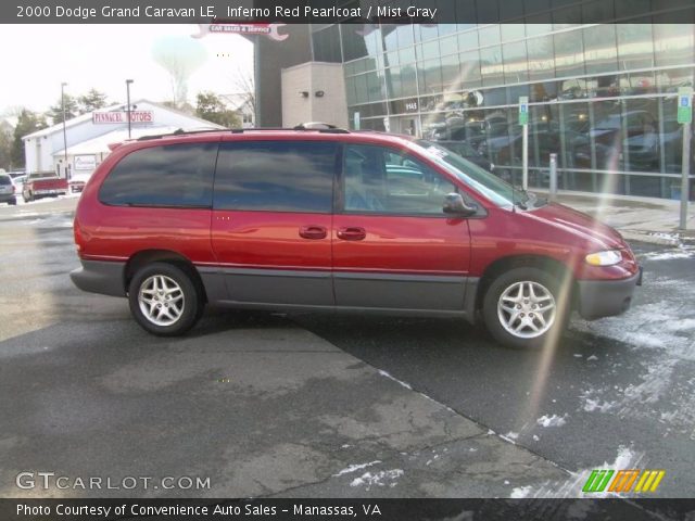 2000 Dodge Grand Caravan LE in Inferno Red Pearlcoat