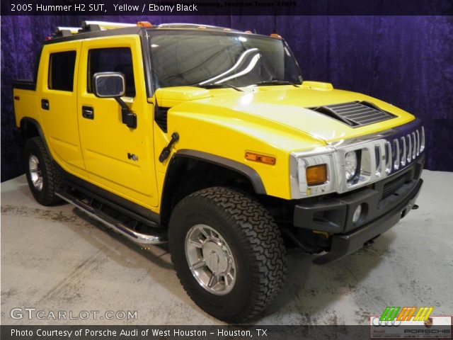 2005 Hummer H2 SUT in Yellow
