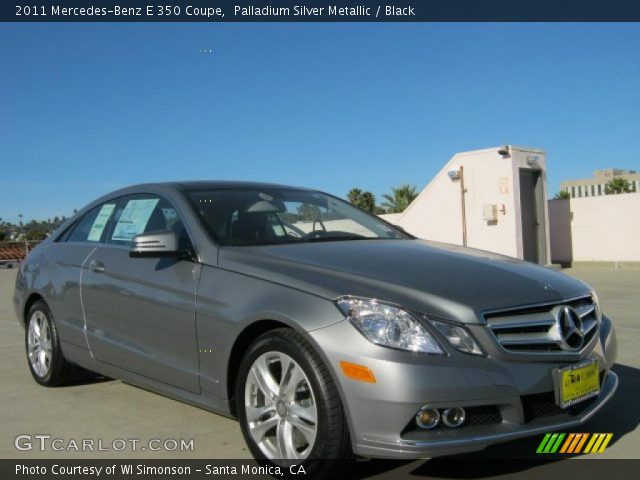 2011 Mercedes-Benz E 350 Coupe in Palladium Silver Metallic