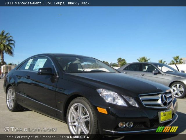 2011 Mercedes-Benz E 350 Coupe in Black