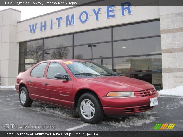 1999 Plymouth Breeze  in Inferno Red