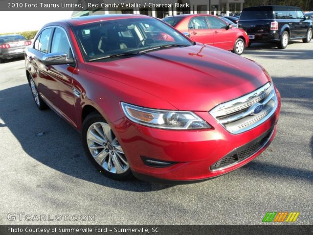 2010 Ford Taurus Limited in Red Candy Metallic