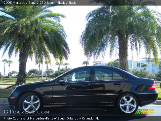 2006 Mercedes-Benz C 230 Sport in Black