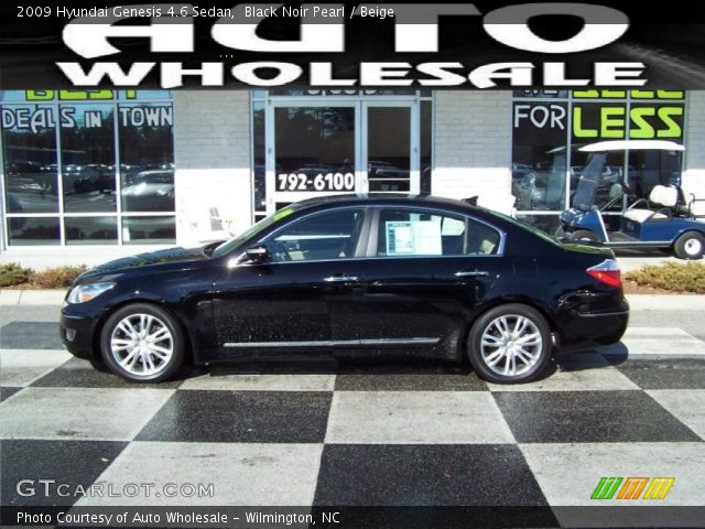 2009 Hyundai Genesis 4.6 Sedan in Black Noir Pearl