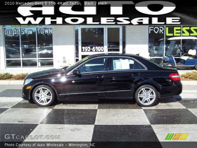 2010 Mercedes-Benz E 350 4Matic Sedan in Black