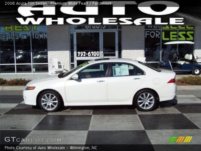 2008 Acura TSX Sedan in Premium White Pearl