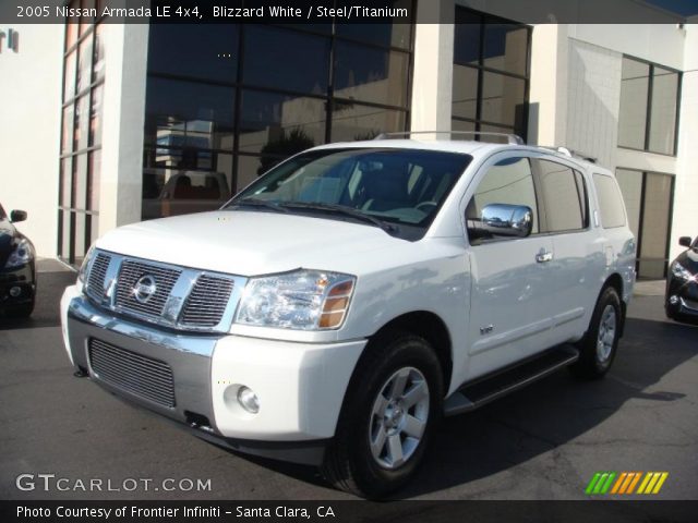 2005 Nissan Armada LE 4x4 in Blizzard White