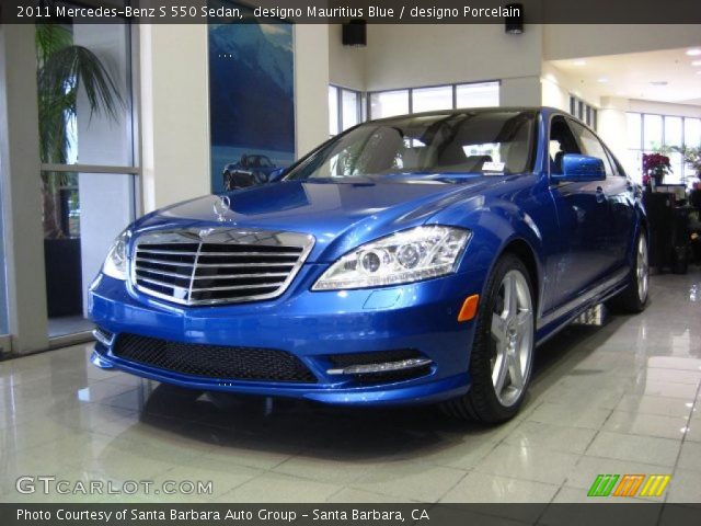 2011 Mercedes-Benz S 550 Sedan in designo Mauritius Blue