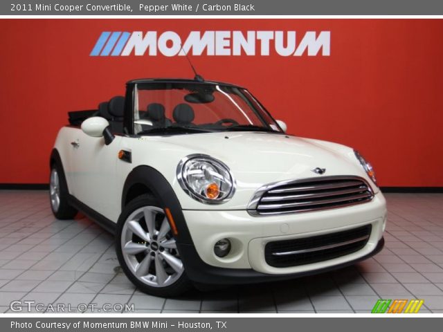 2011 Mini Cooper Convertible in Pepper White