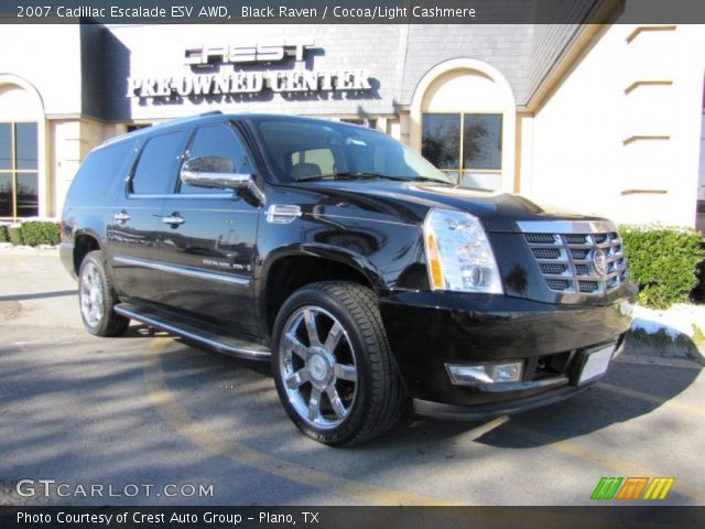 2007 Cadillac Escalade ESV AWD in Black Raven