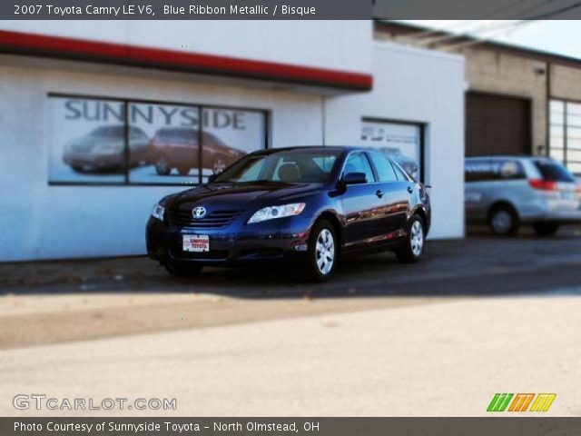 2007 Toyota Camry LE V6 in Blue Ribbon Metallic