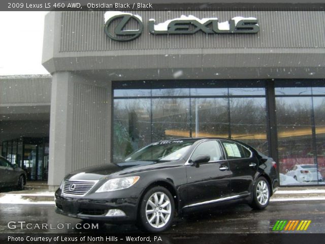 2009 Lexus LS 460 AWD in Obsidian Black