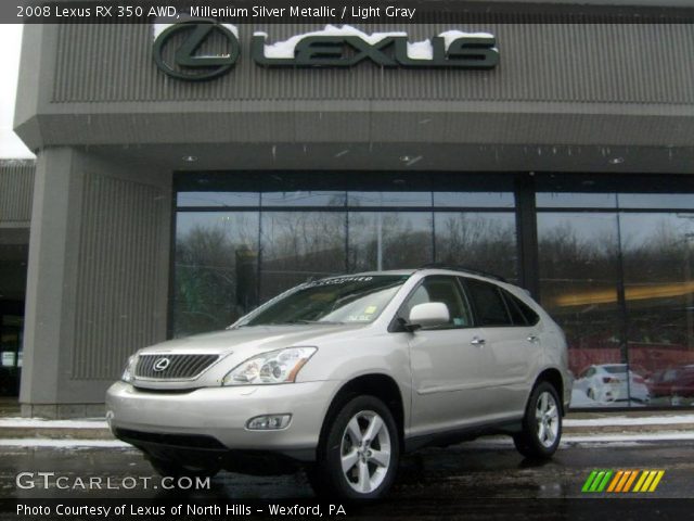 2008 Lexus RX 350 AWD in Millenium Silver Metallic