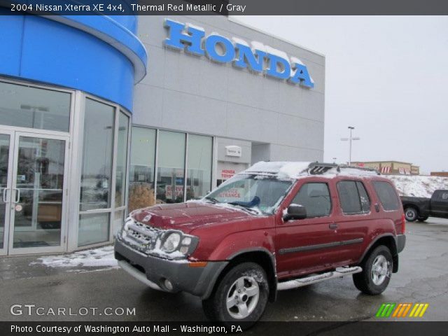 2004 Nissan Xterra XE 4x4 in Thermal Red Metallic