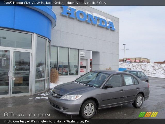 2005 Honda Civic Value Package Sedan in Magnesium Metallic