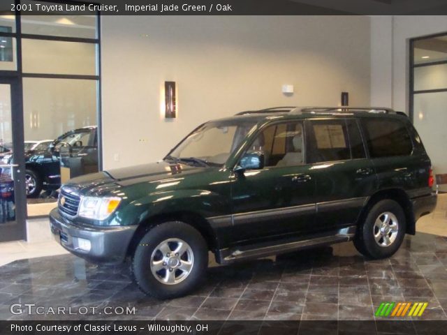 2001 Toyota Land Cruiser  in Imperial Jade Green