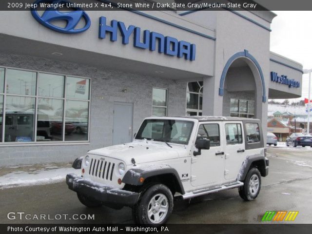 2009 Jeep Wrangler Unlimited X 4x4 in Stone White