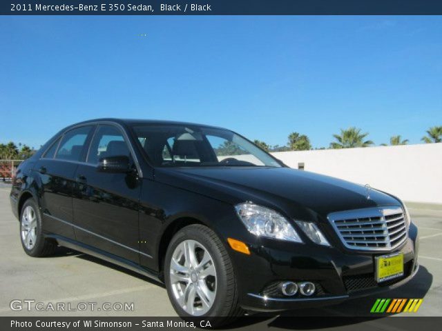 2011 Mercedes-Benz E 350 Sedan in Black