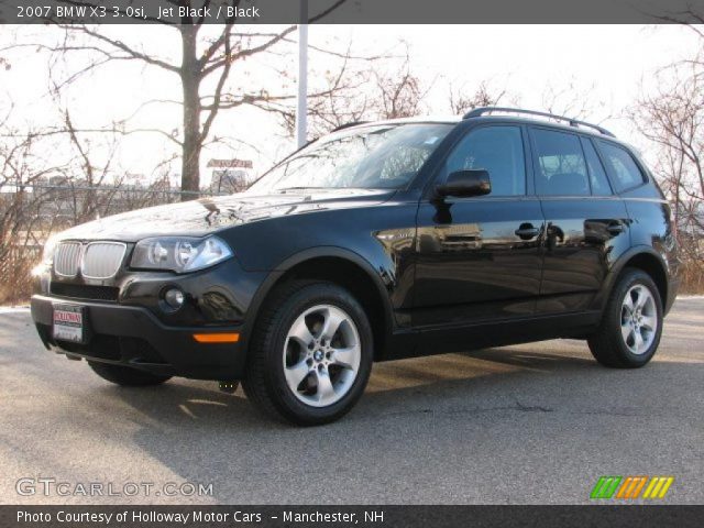 2007 BMW X3 3.0si in Jet Black