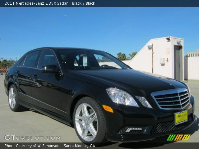 2011 Mercedes-Benz E 350 Sedan in Black