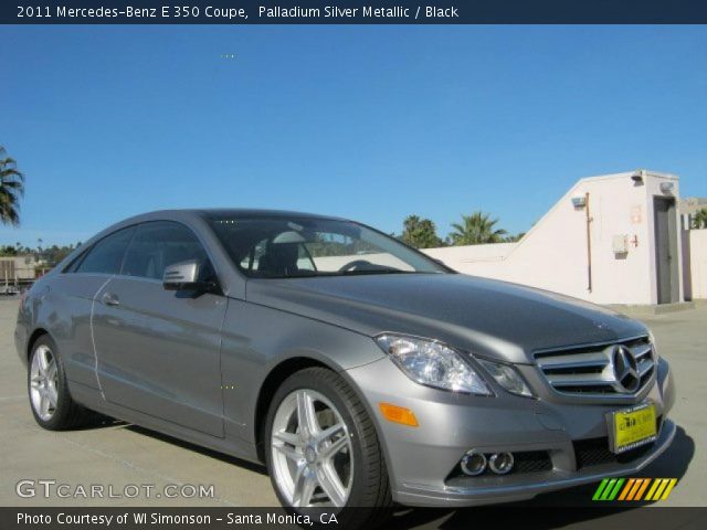 2011 Mercedes-Benz E 350 Coupe in Palladium Silver Metallic