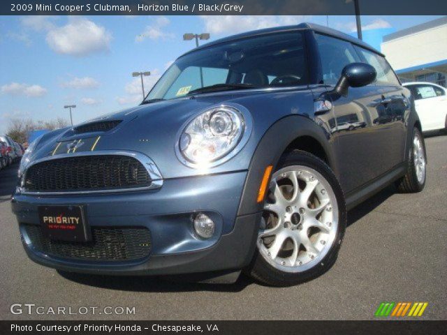 2009 Mini Cooper S Clubman in Horizon Blue