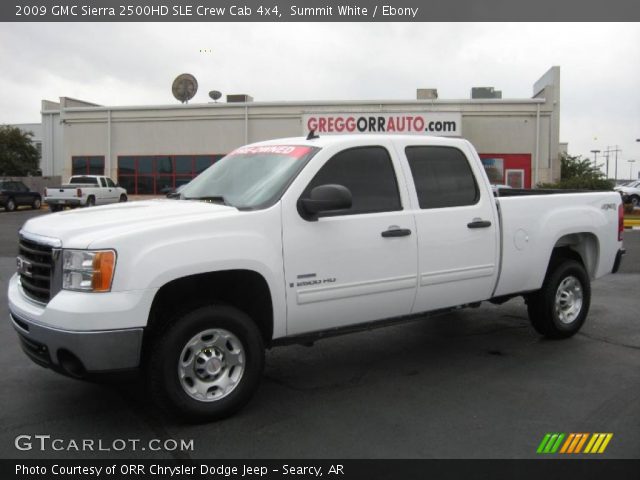 2009 GMC Sierra 2500HD SLE Crew Cab 4x4 in Summit White