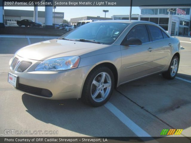 2007 Pontiac G6 V6 Sedan in Sedona Beige Metallic