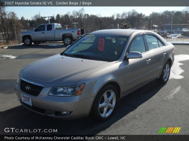 2007 Hyundai Sonata SE V6 in Golden Beige